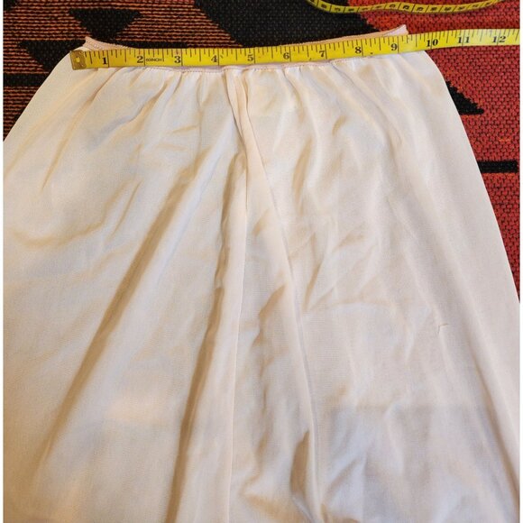 Vintage White Nylon Lace Trim Bloomers With Elastic Waist - Picture 5 of 10